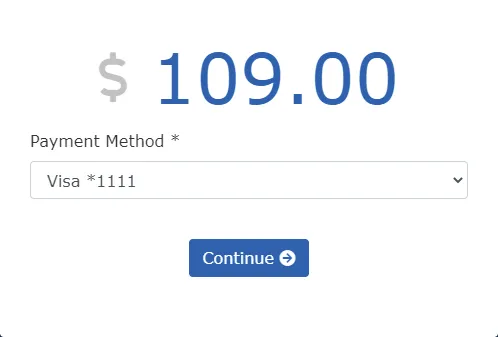 confirm payment method